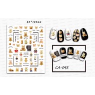 3D Nail Stickers - CA-043